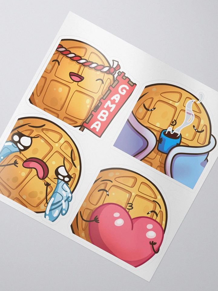 WaffleSmacker Emote Stickers Pack 2 product image (2)