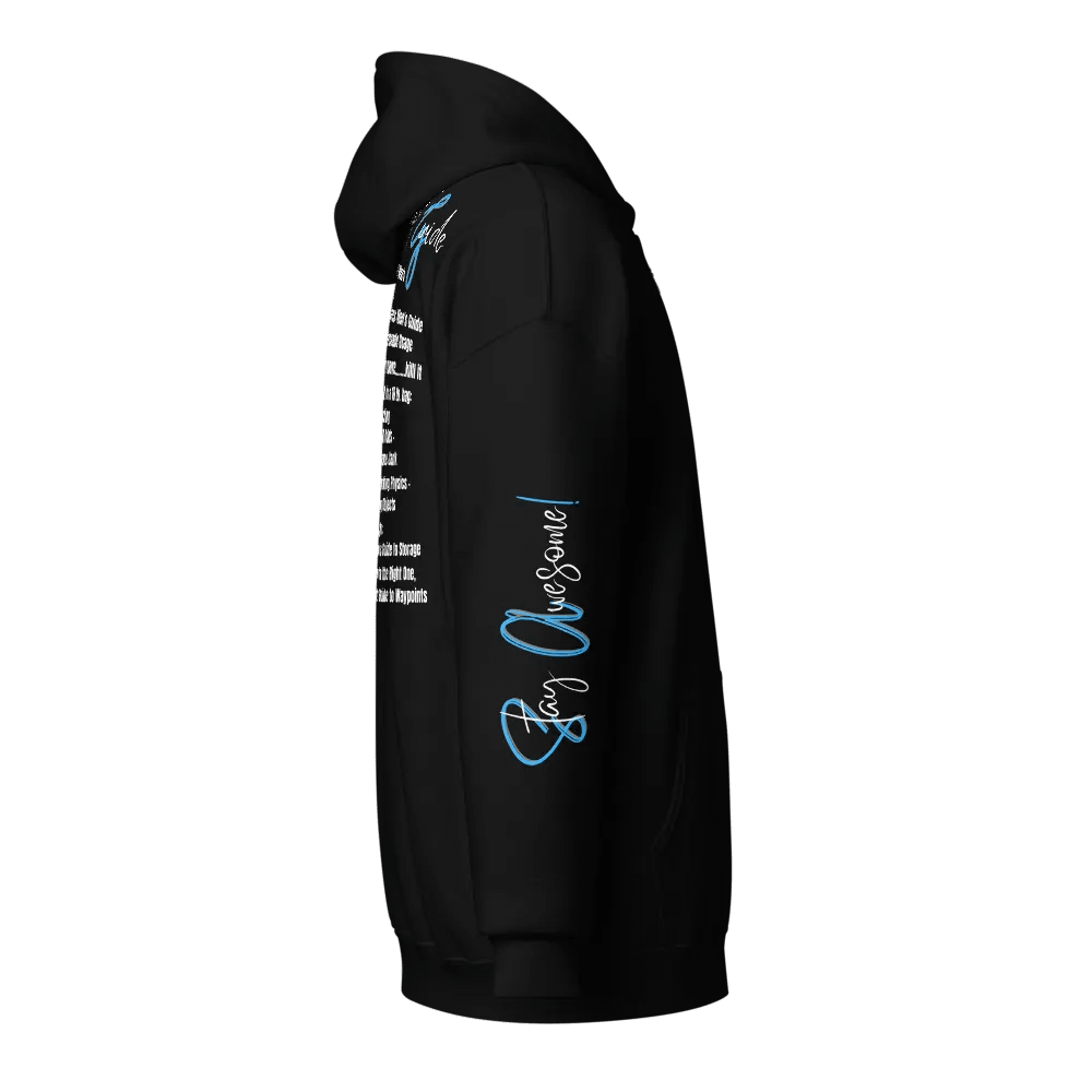 Mon's Survival Guide Script Zip Hoodie product image (9)