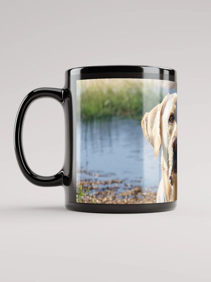 Black Glossy Mug for Dog Lovers and Nature Enthusiasts product image (2)