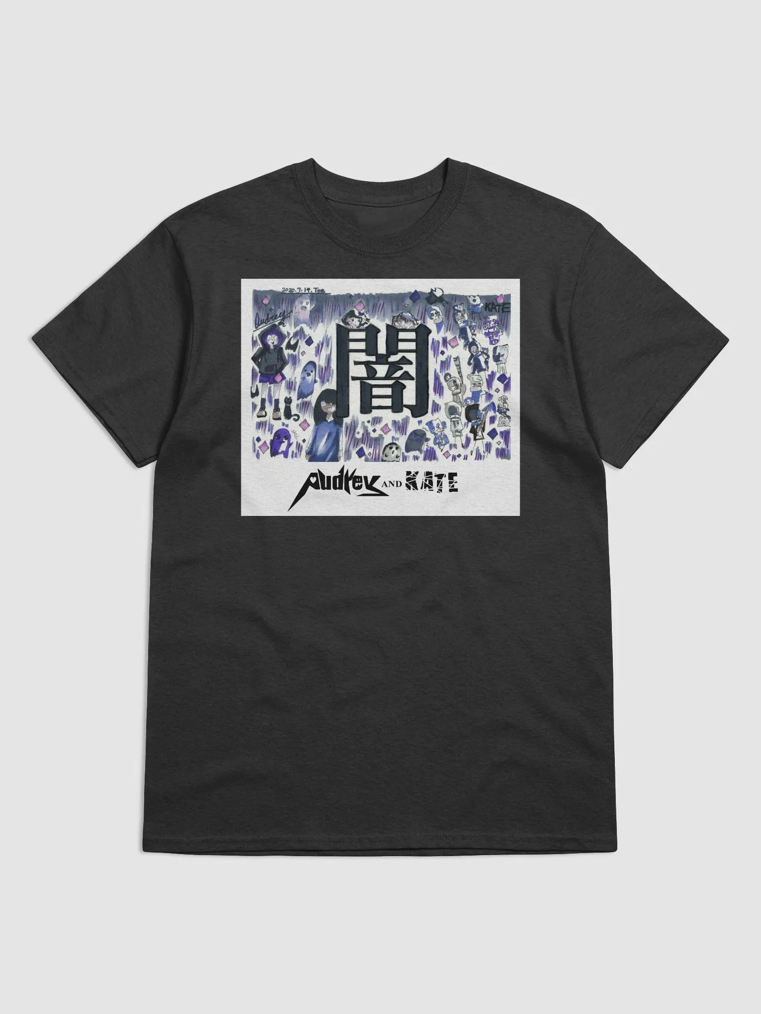 Audrey and Kate Darkness Kanji T-shirt product image (2)