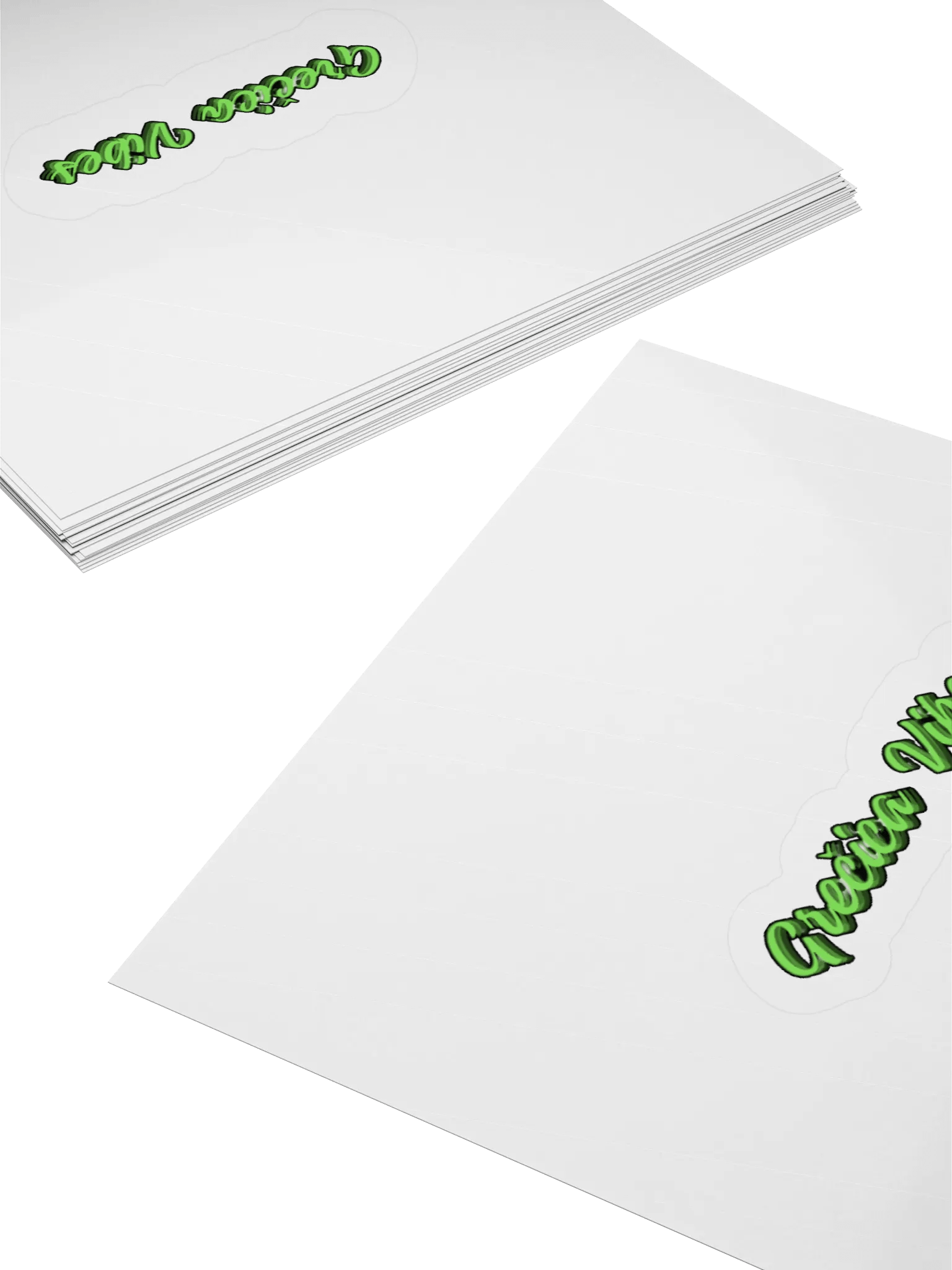 Grečica Vibes Kiss Cut Stickers product image (13)