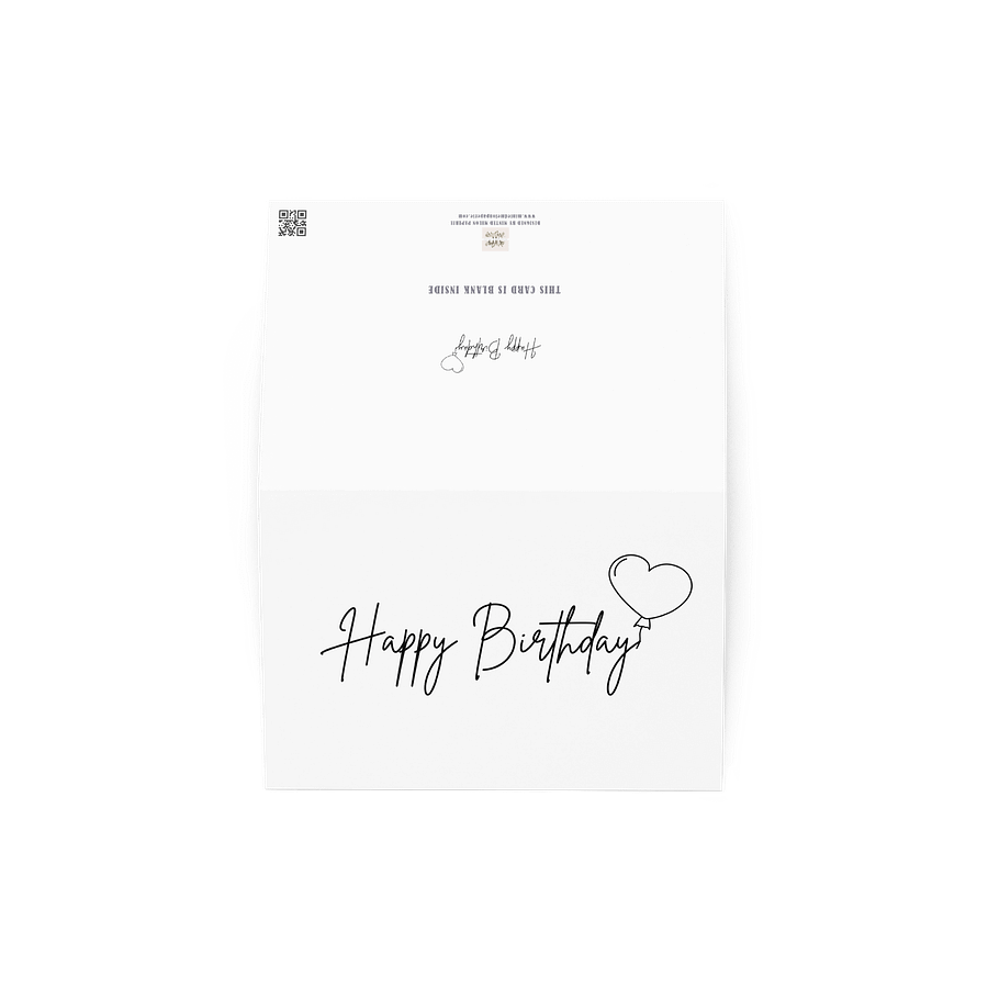 Minimalist Birthday Greeting Card product image (3)