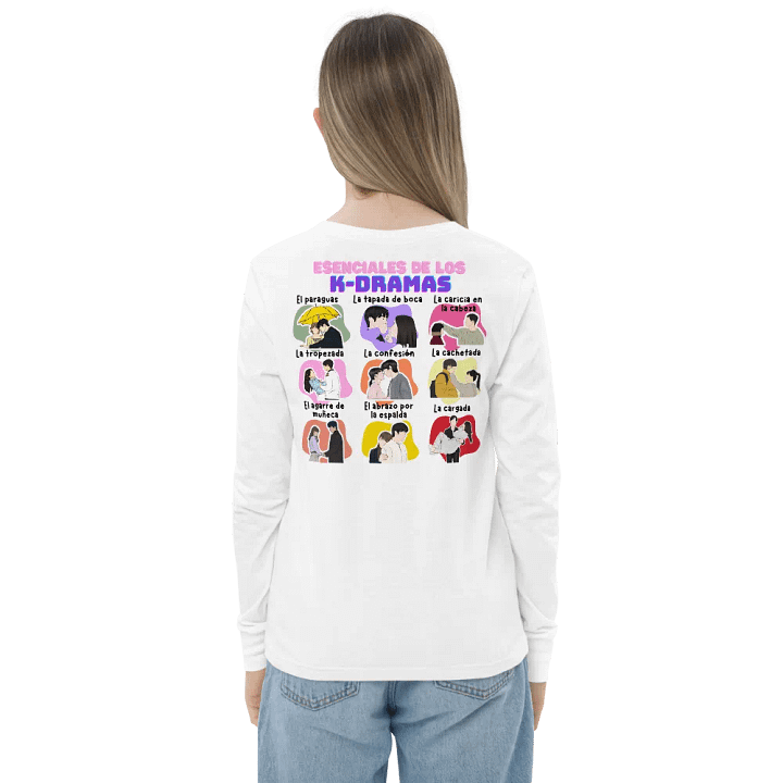 Remera Manga Larga "Mi primer K-Drama" product image (1)