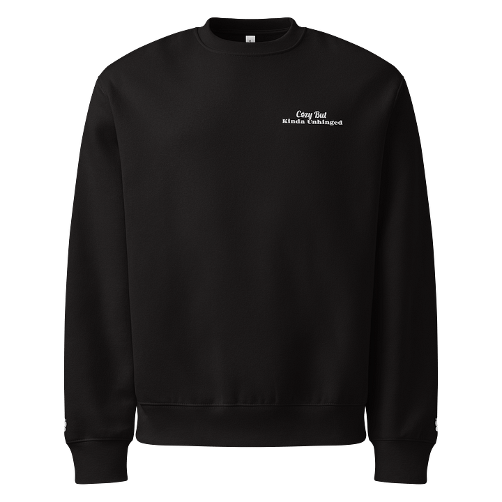 cozy but kinda unhinged oversized crewneck product image (1)
