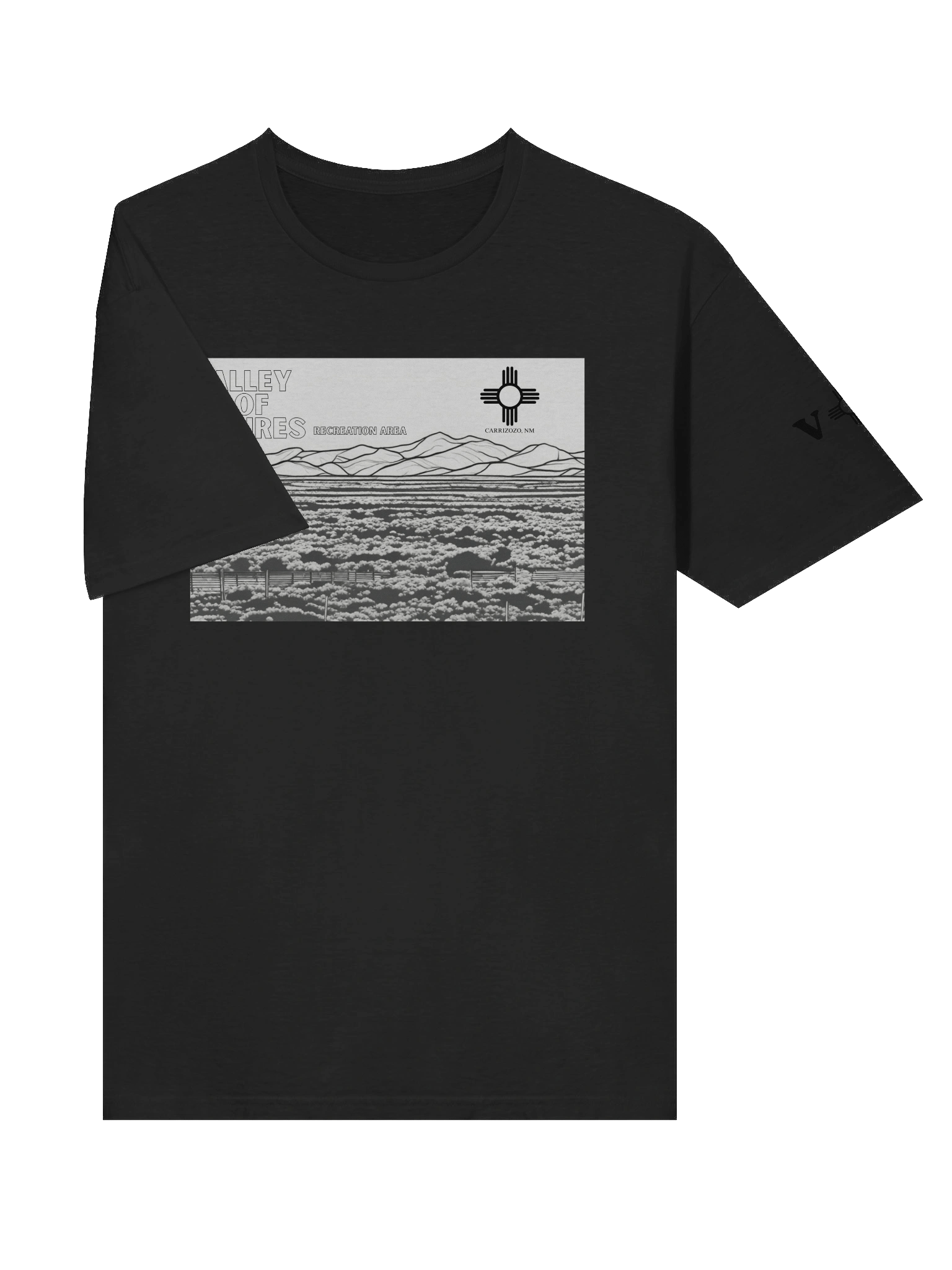 Black & White Malpais Comfort Unisex Tee product image (66)