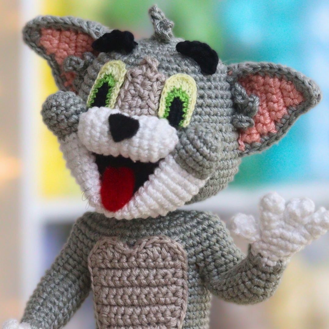 Amigurumi Pattern - Tom the Cat: Crochet the Star of 'Tom and Jerry' (Digital Download) product image (2)