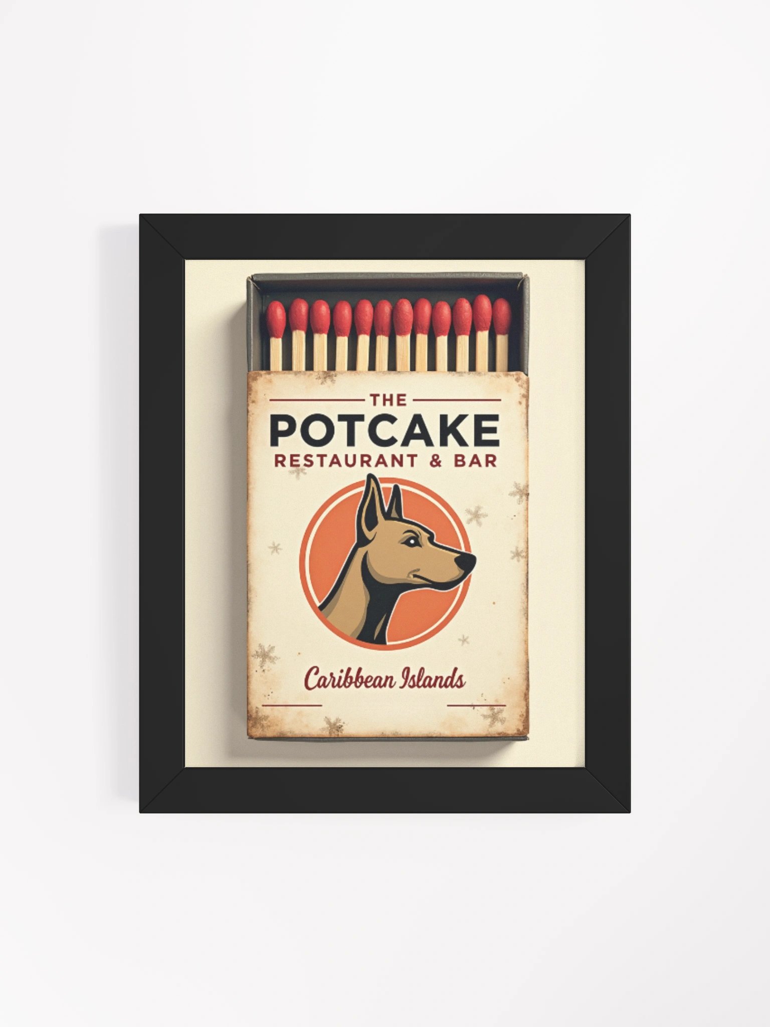 Potcake Matchbox Framed Print product image (20)