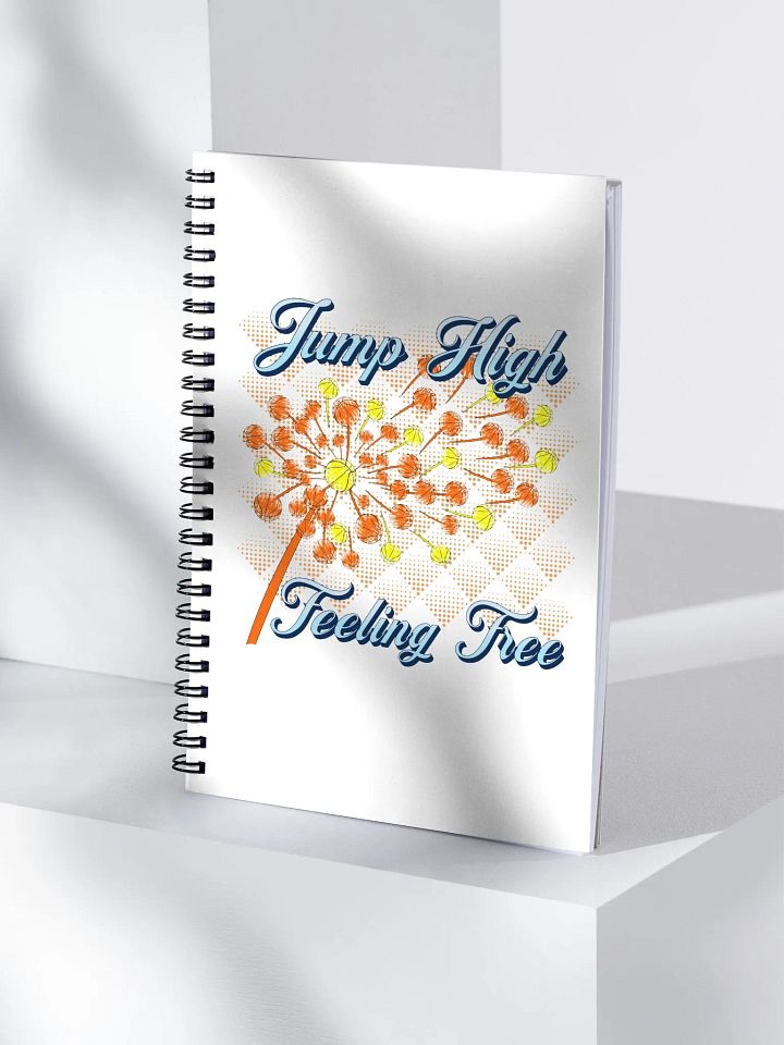 Dandelion Basketball Jump High Feeling Free Spiral Notebook product image (1)