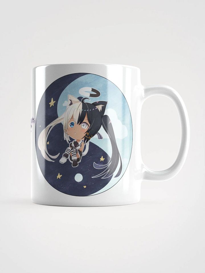 All White Mug - Byakko Chibi Edition product image (2)