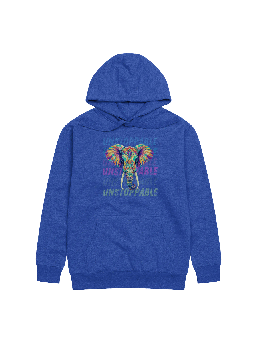 Unstoppable Front Elephant Graphic Hoodie product image (1)
