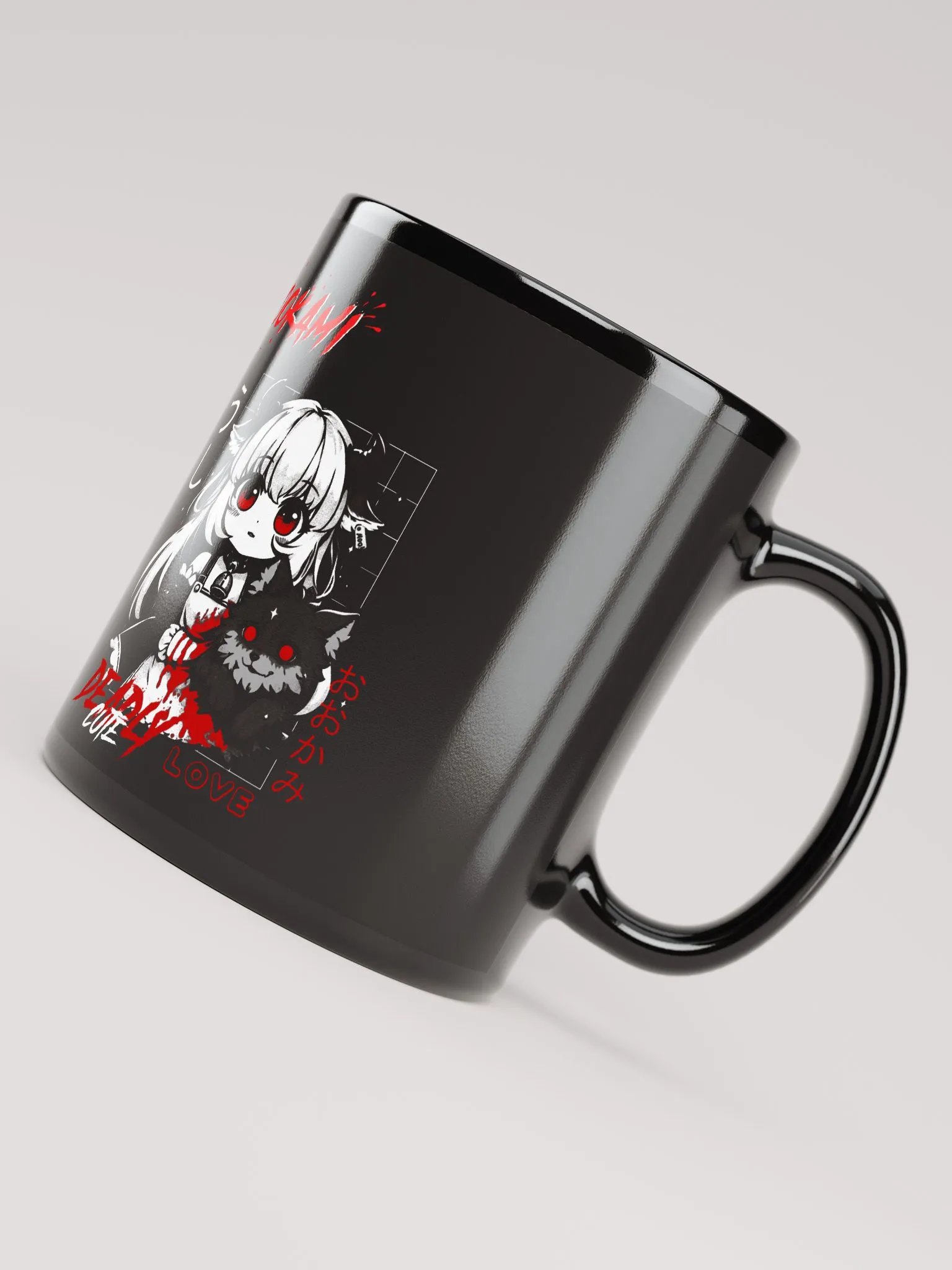 Adorably Macabre Couple Black Mug product image (4)