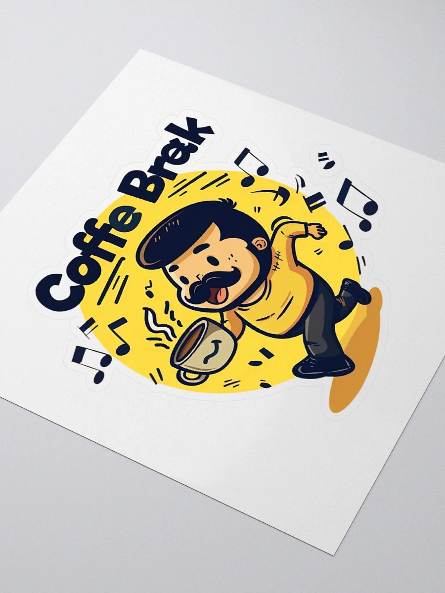 Coffee Break Yellow Sticker product image (11)