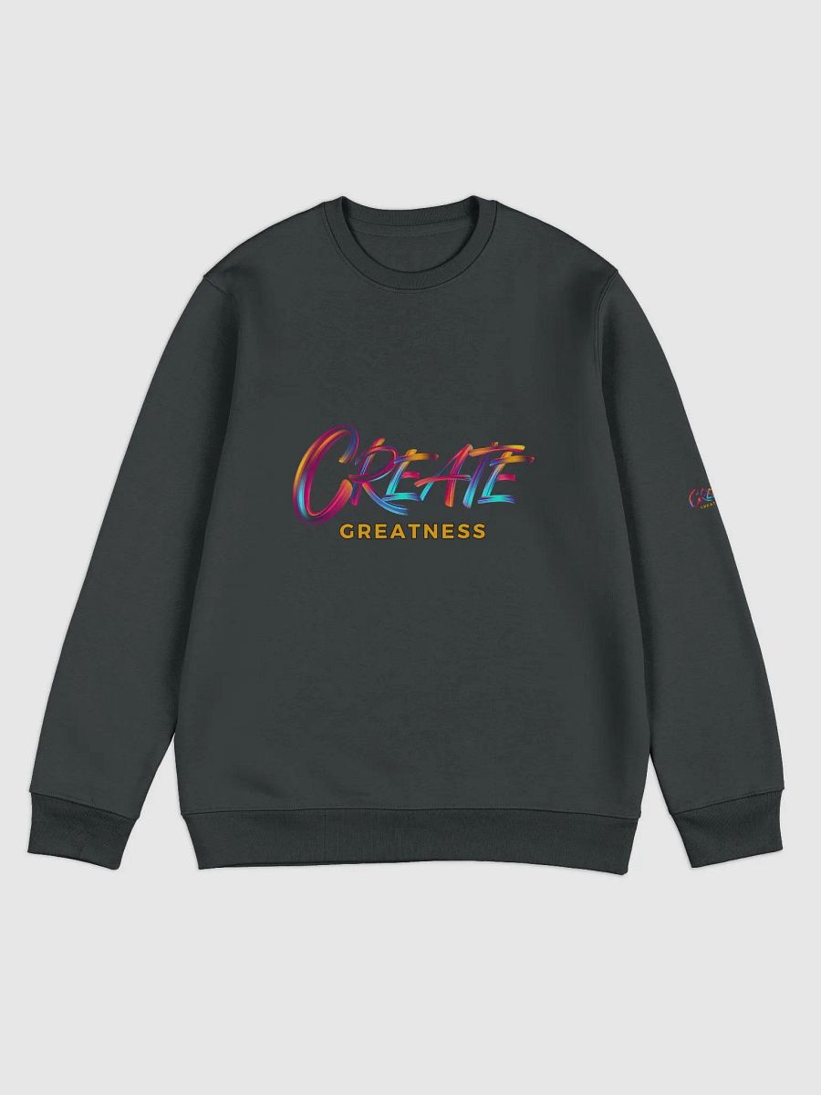 Create Greatness Unisex Eco Sweatshirt product image (3)