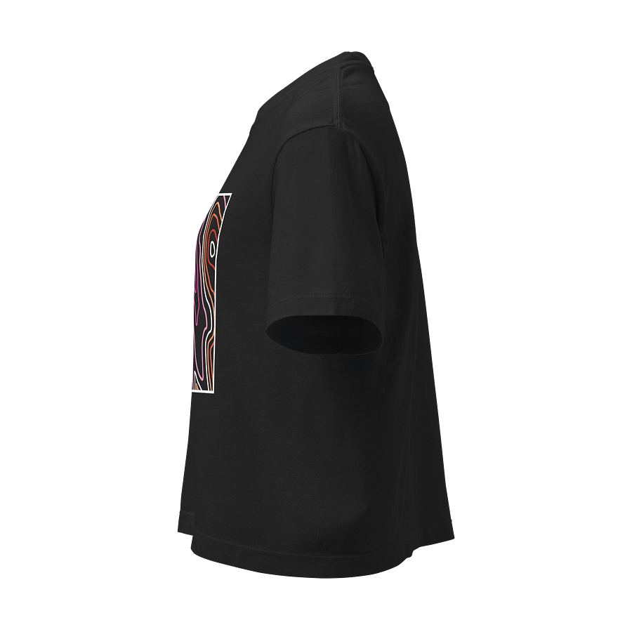 Topographic Pride Lesbian Shirt (Vertical) product image (3)
