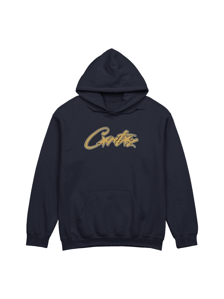 Corteiz Satin Applique Allstarz Hoodie Navy product image (1)