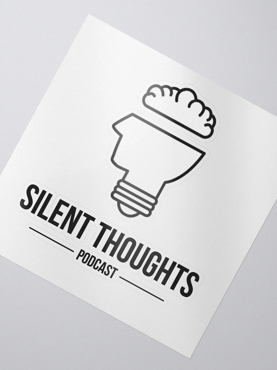 Silent Thoughts Sticker product image (2)