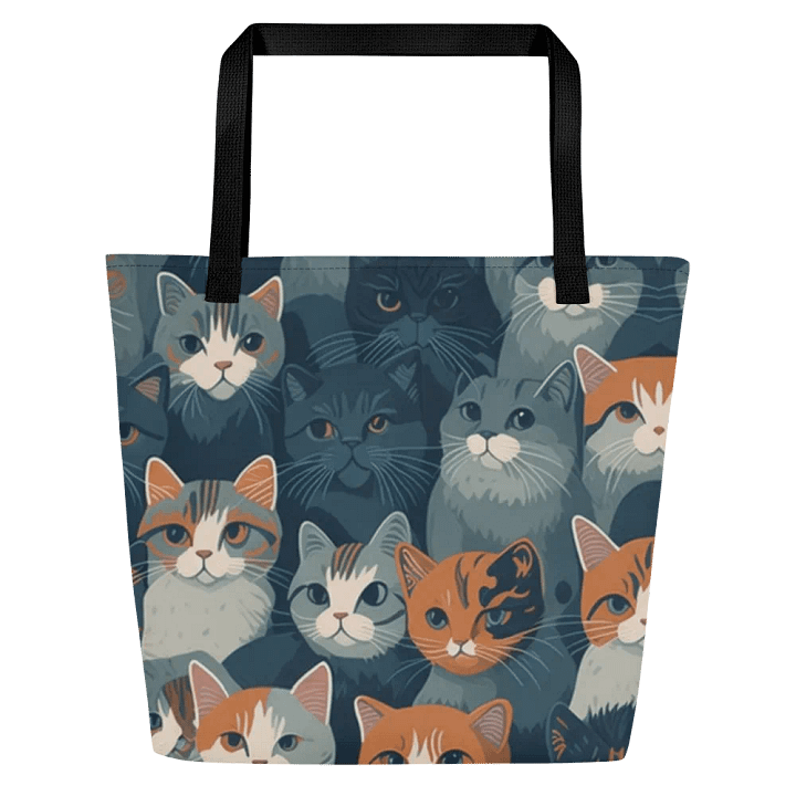The Judging Cat Tote product image (1)