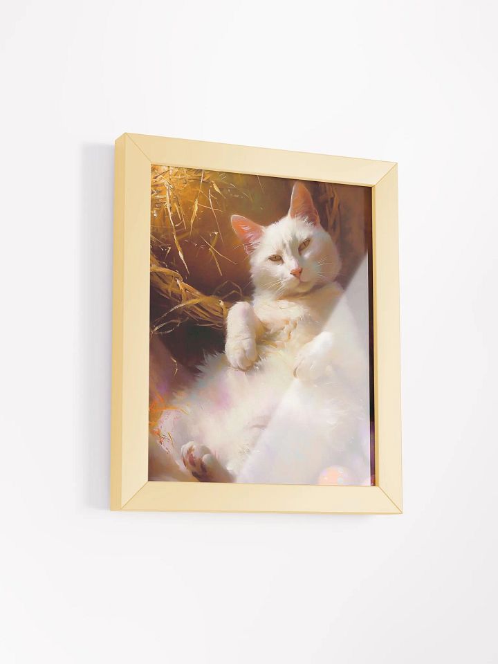 Dreamy Cat's Comfort Framed Poster product image (3)