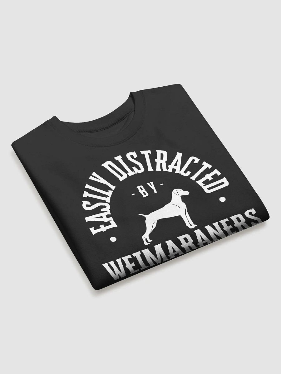 Easily Distracted (wht) - Cotton Heritage Premium Sweatshirt product image (3)