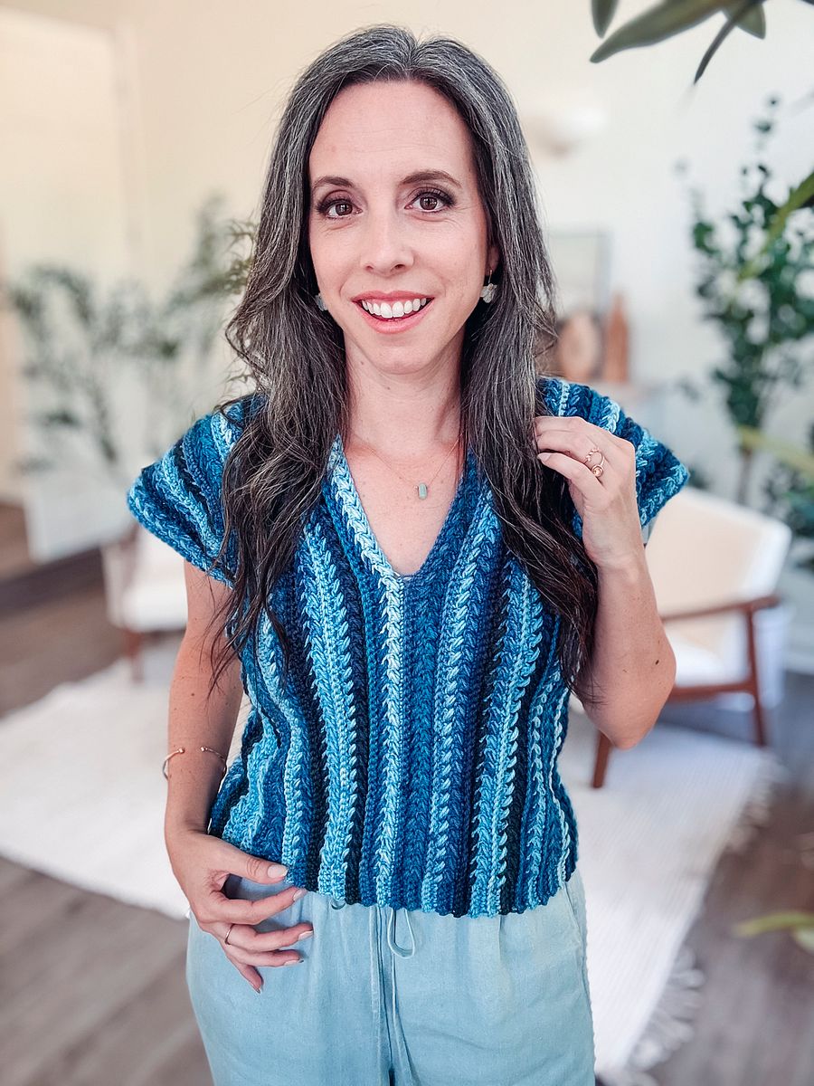 Wheat Stitch Easy Summer Top Patterns E-book (xs-5x) product image (9)