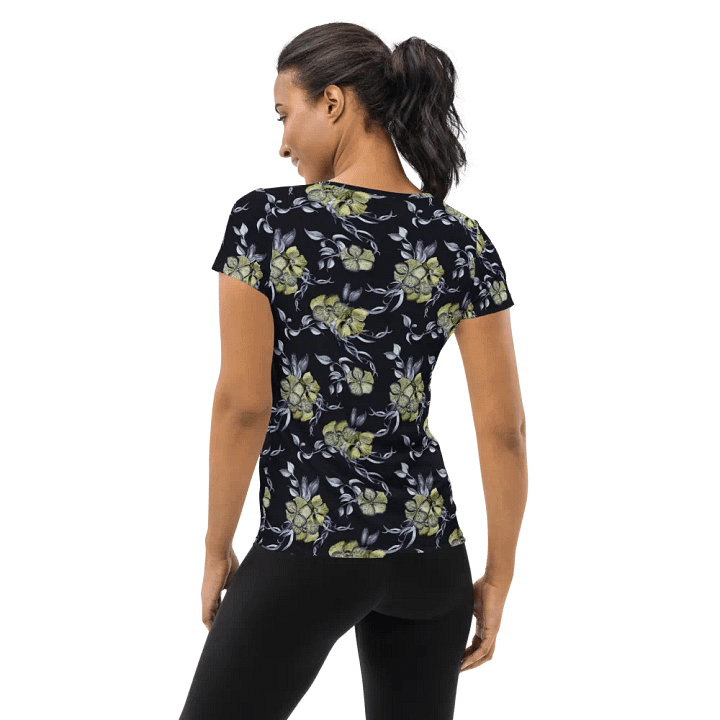 Gothic Flower | Women's Athletic T-Shirt product image (2)