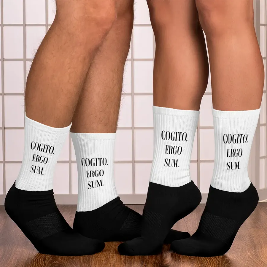 Cogito, Ergo Sum Socks product image (8)