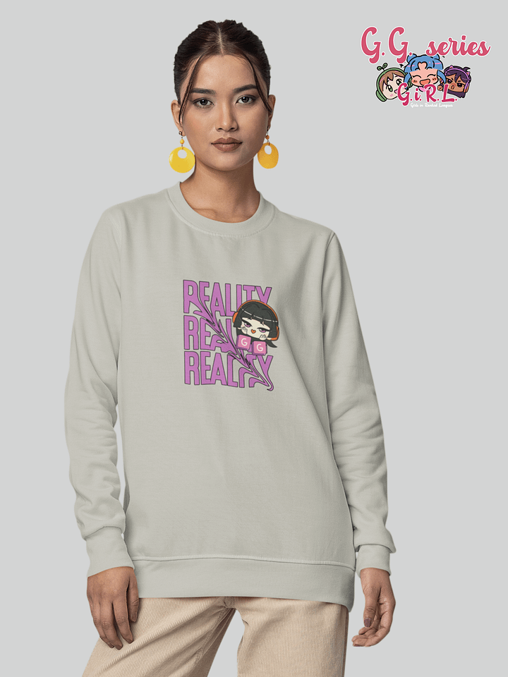 Gamer girl sweatshirt - Distorted Reality from Good Game Series by G.i.R.L. product image (1)