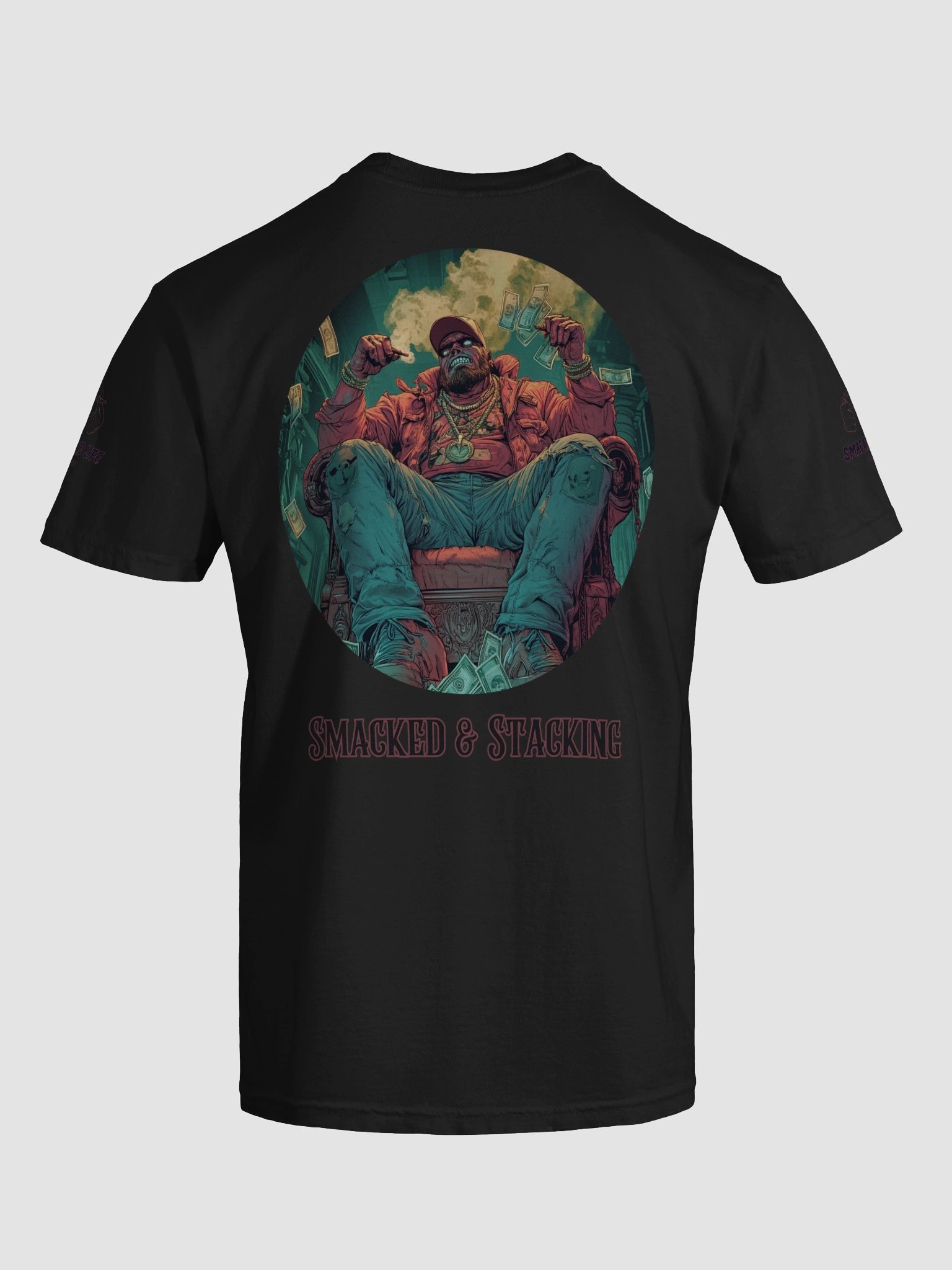 Smacked & Stacking Tee – Undead Hustler Edition by Smacked Life Society product image (24)