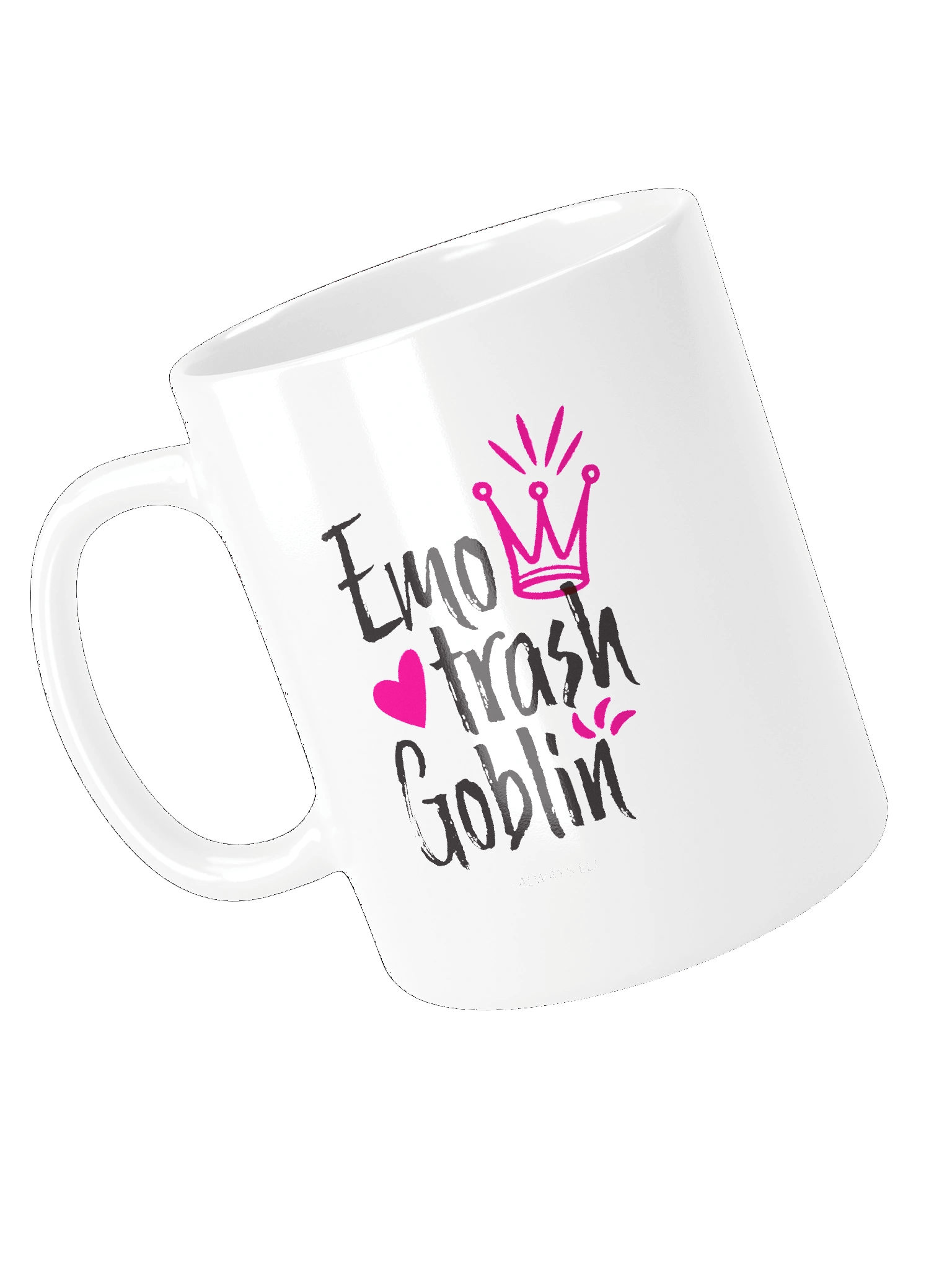 Emo Trash Goblin White Glossy Mug product image (10)