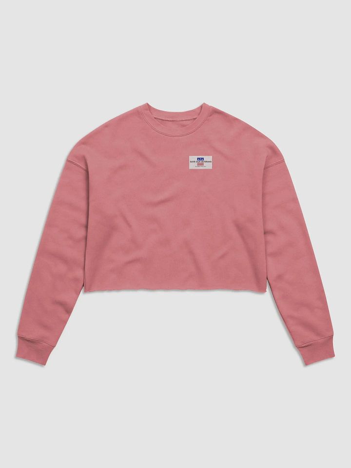 Save Our Veterans Crop Sweatshirt product image (14)