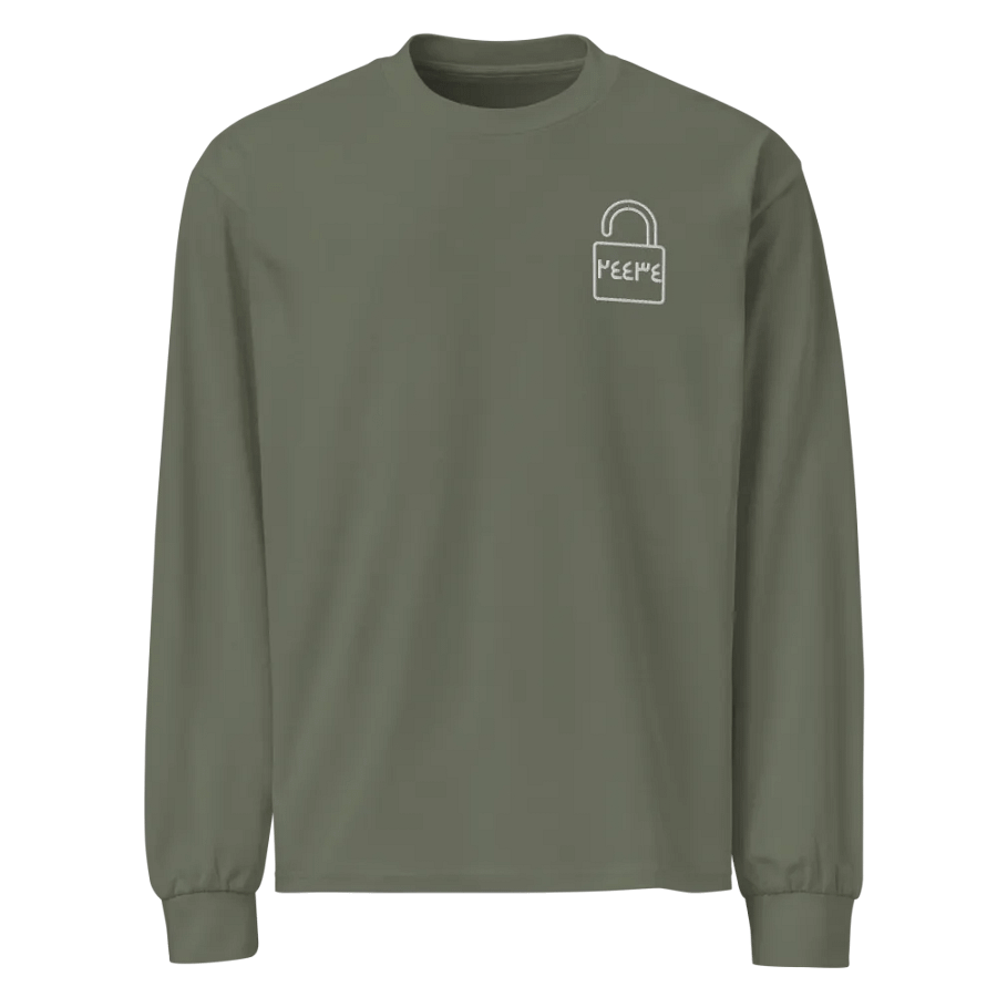24434 Code To Jannah Long Sleeve Arabic Unisex product image (9)