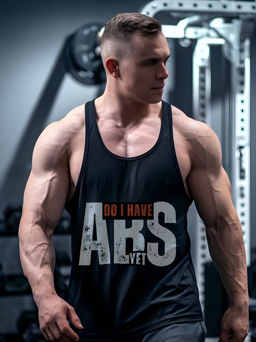 Abs Workout Tank Top Unisex I Funny Quote Jersey I Gym Wear product image (1)