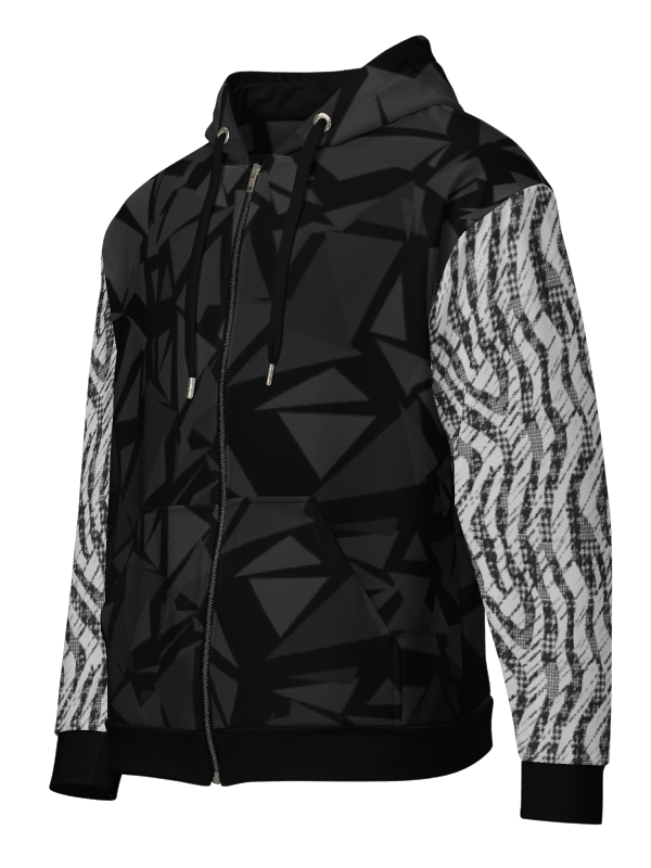 Break the rules | Recycled Unisex ZIP Hoodie product image (2)