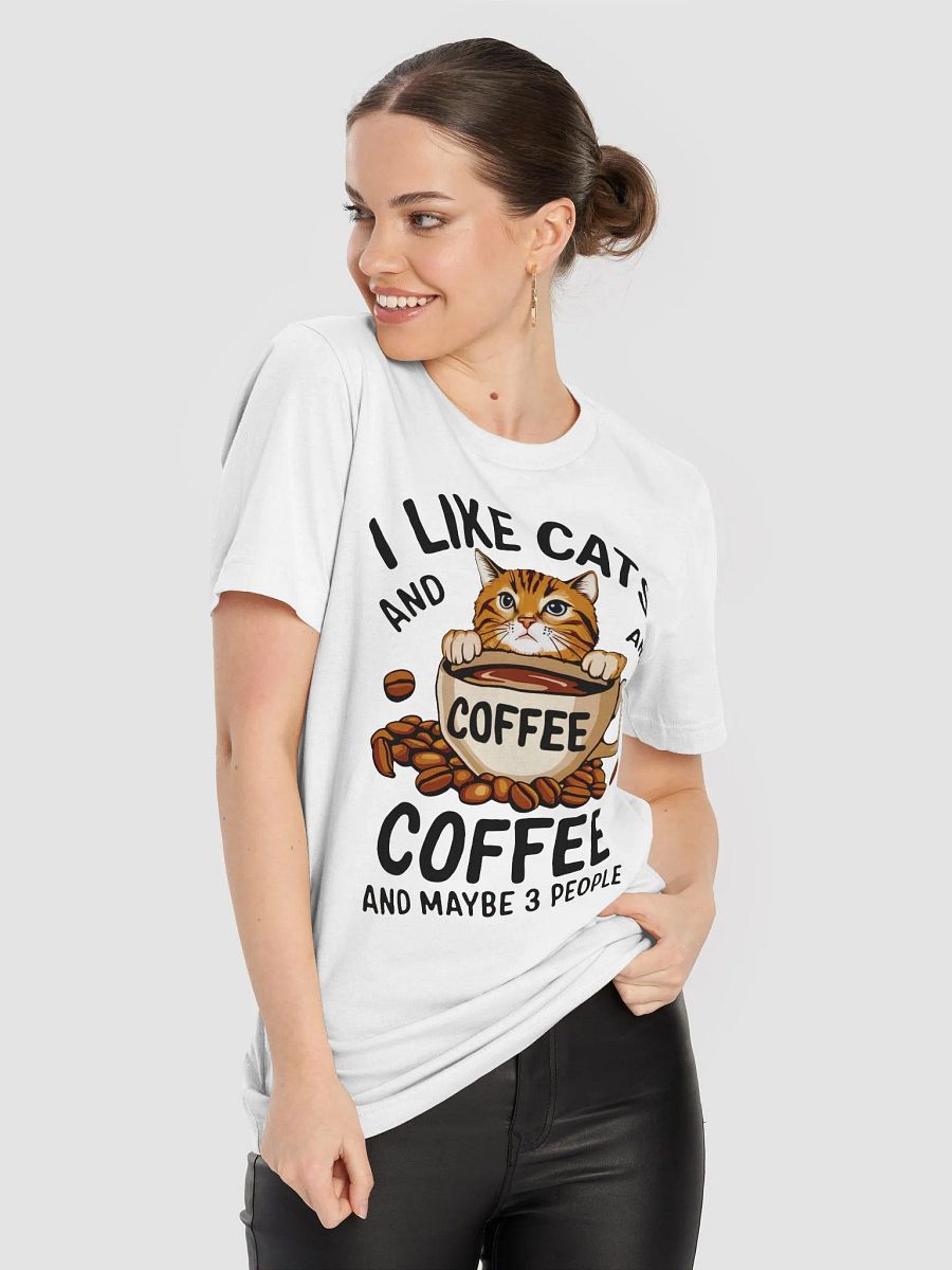 I Like Cats and Coffee T-Shirt product image (8)