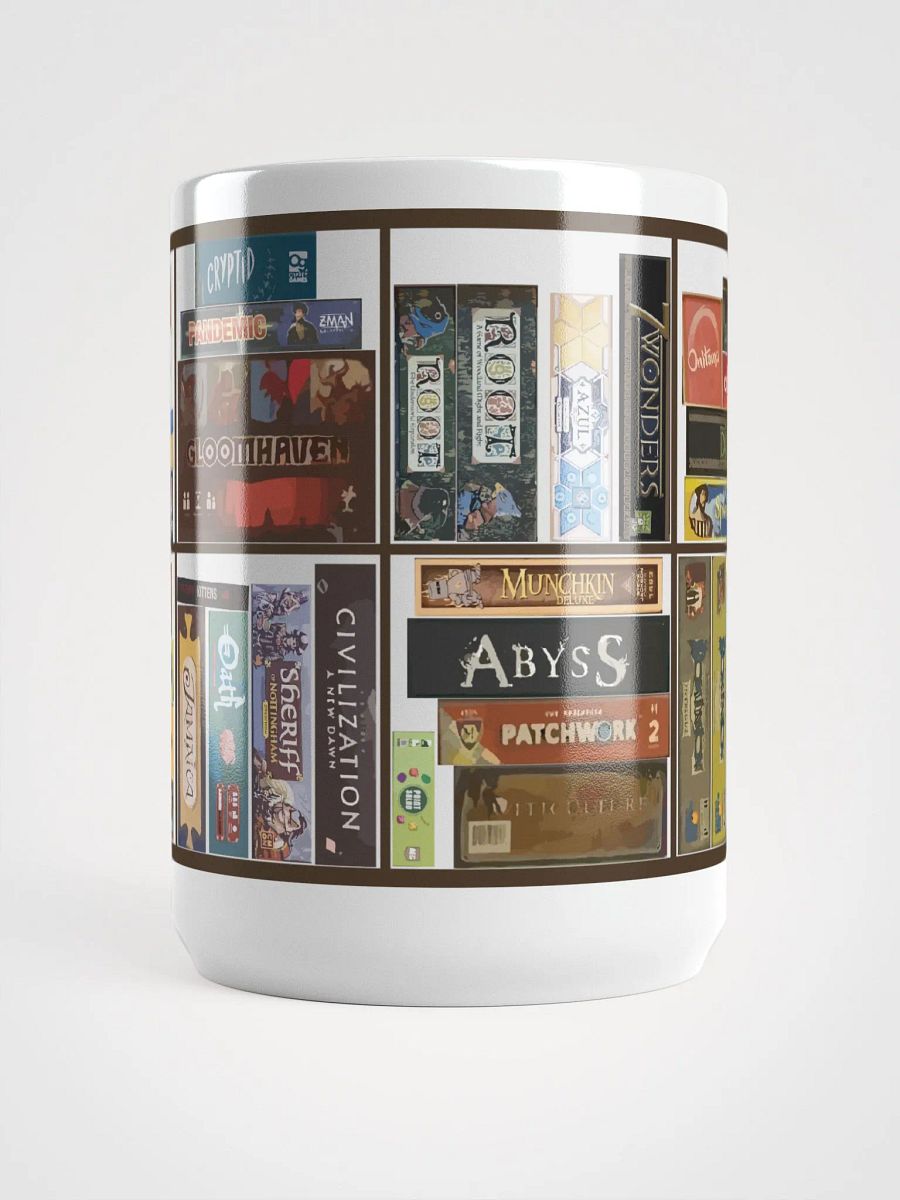 Board Game Collection Mug, large 15 oz Kallax Coffee Cup for Board Gamers product image (7)
