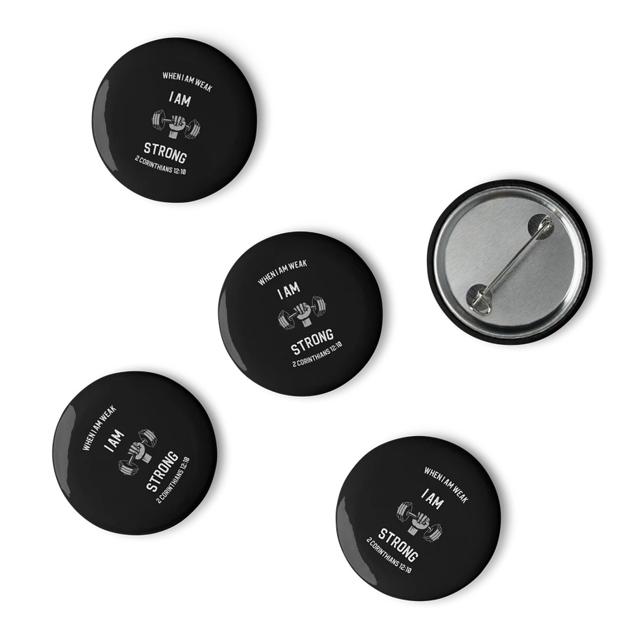 I Am Strong Pin Sets: Black product image (6)