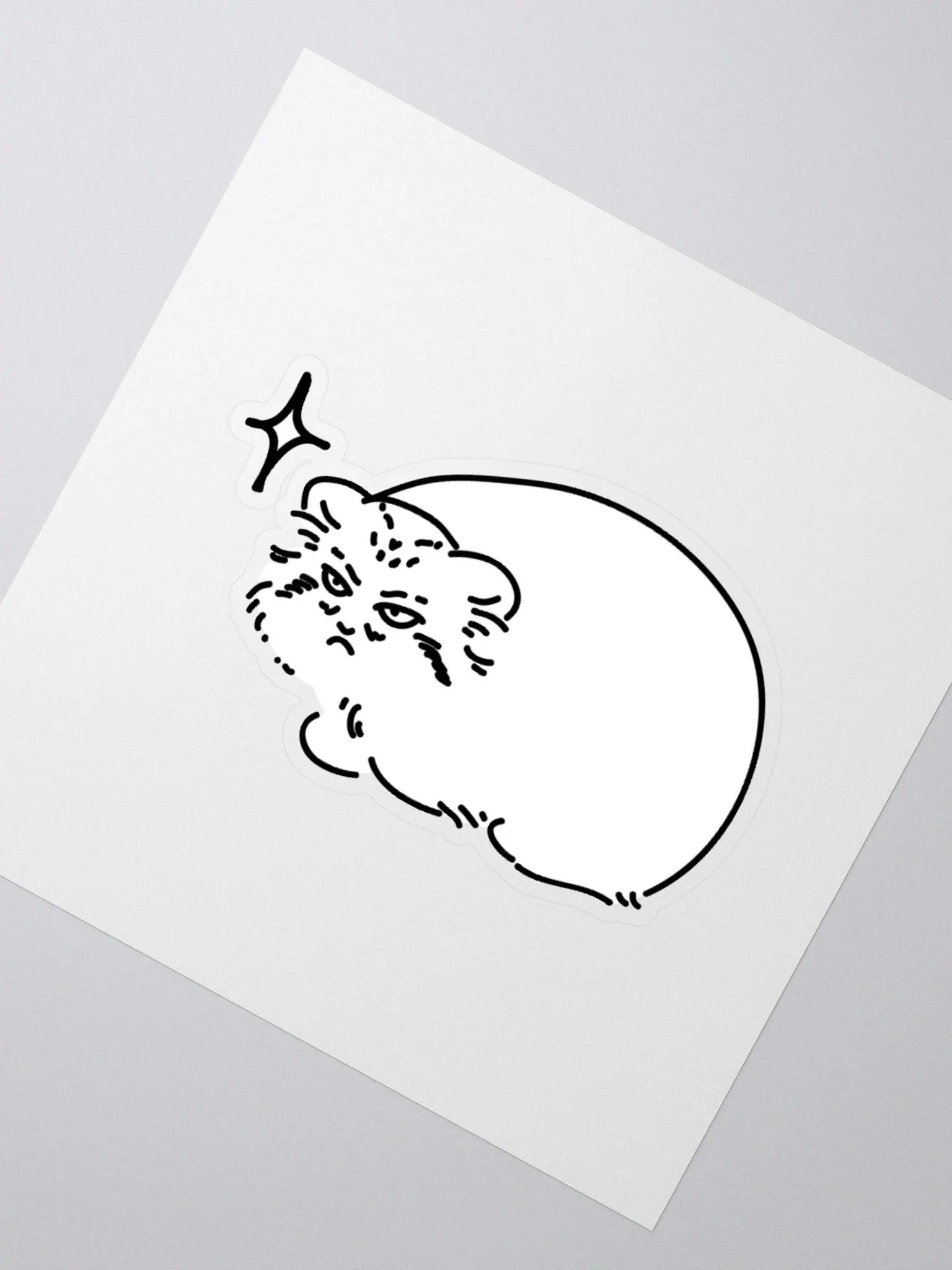 Grumpy Manul - Sticker product image (6)