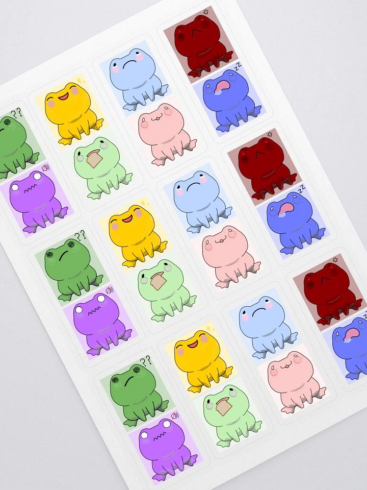 A Frog for Every Occassion Sticker Sheet product image (1)