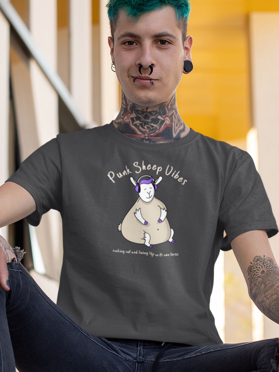 Punk Sheep Vibes Graphic Tee product image (5)