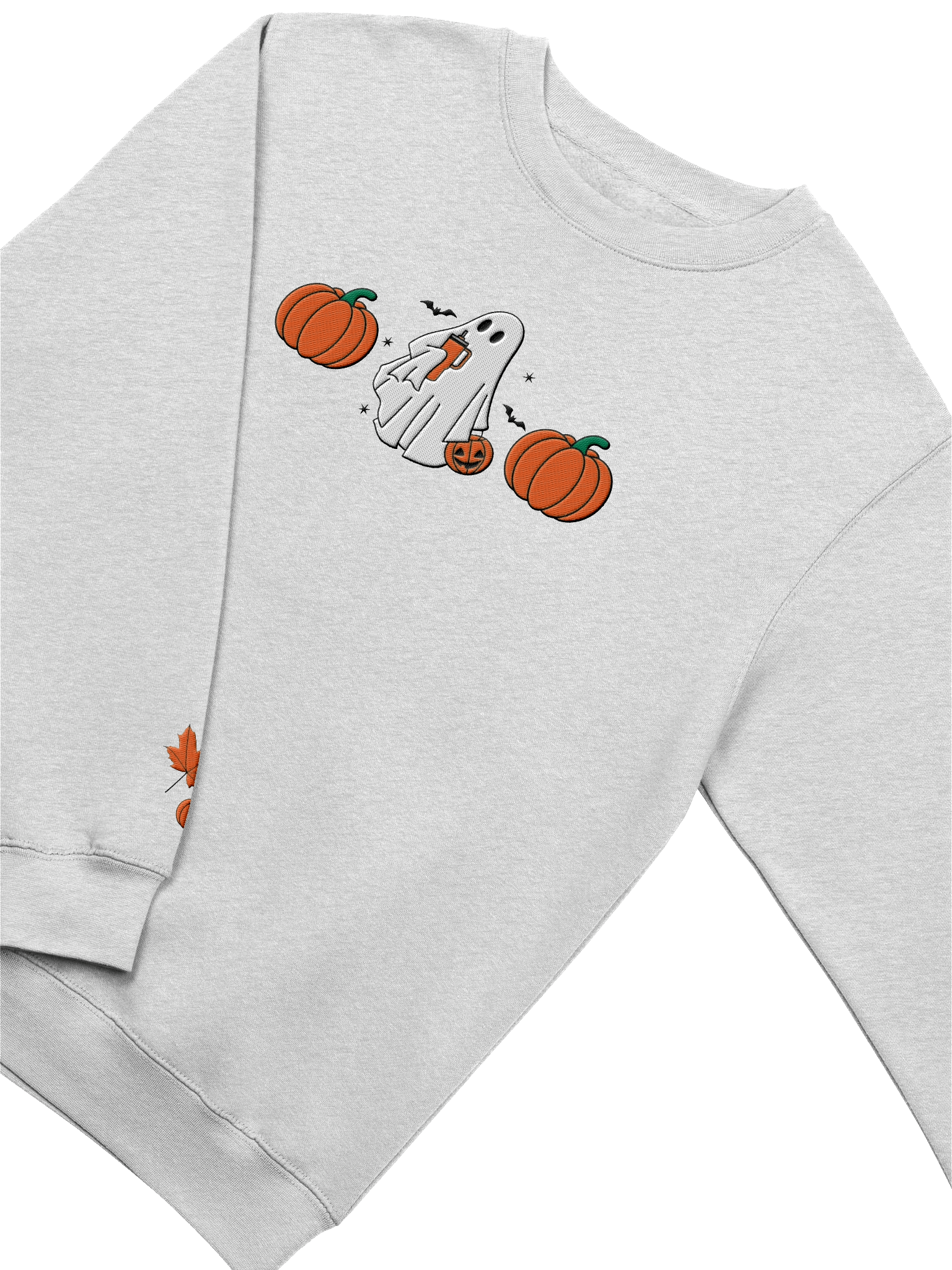 Autumn Fall coziest spooky Embroidered Sweatshirt🍁👻 product image (3)