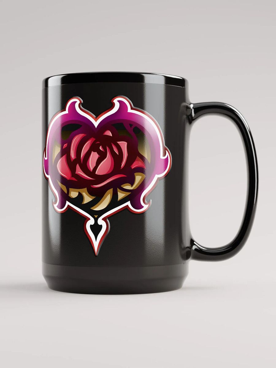 Zagarose 15oz Black Glossy Mug product image (1)