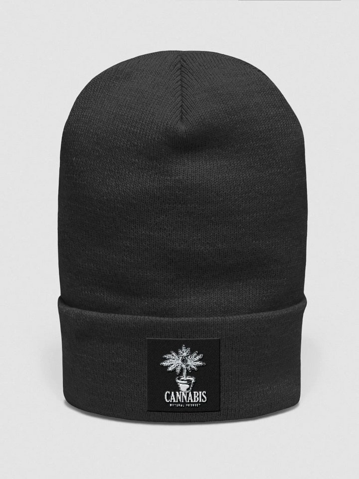 Cannabis Emblem Cuffed Beanie product image (5)