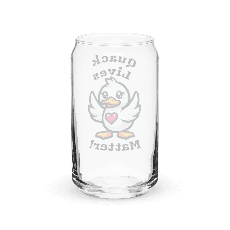 Quack lives matter glass product image (8)