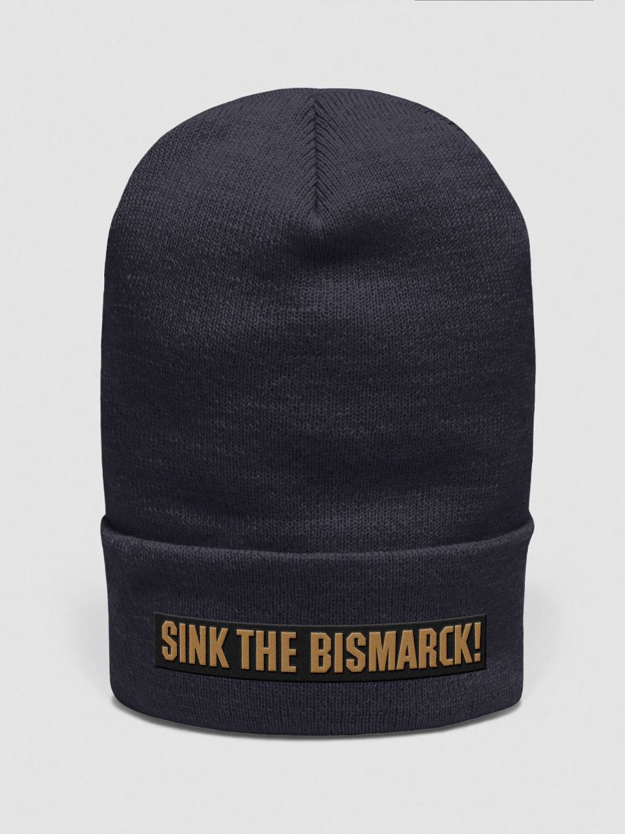 Sink the Bismarck! Poster Title Beanie product image (2)