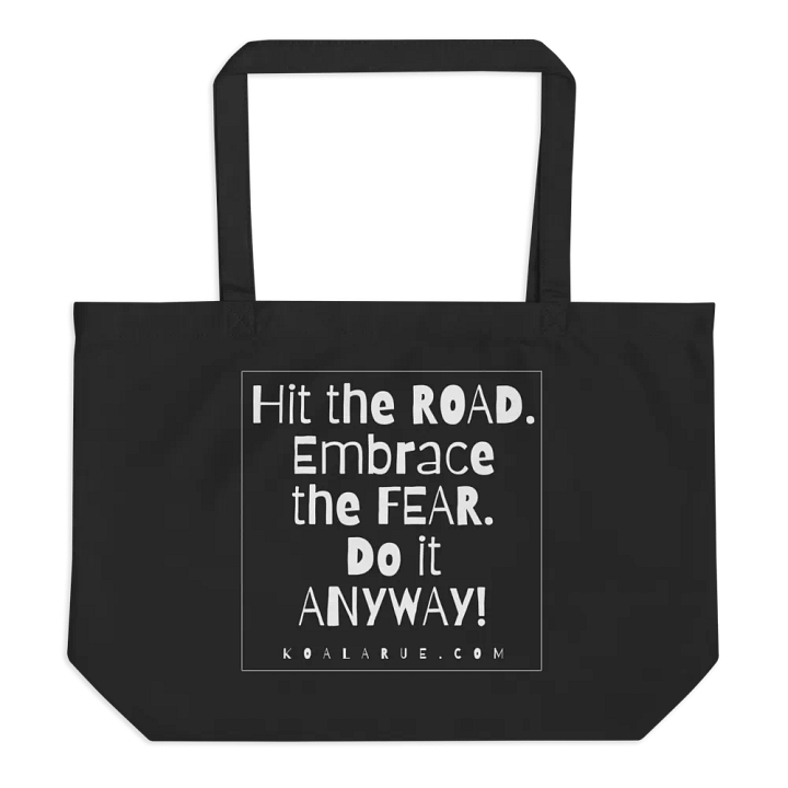 EMBRACE THE FEAR • BLACK TOTE product image (1)