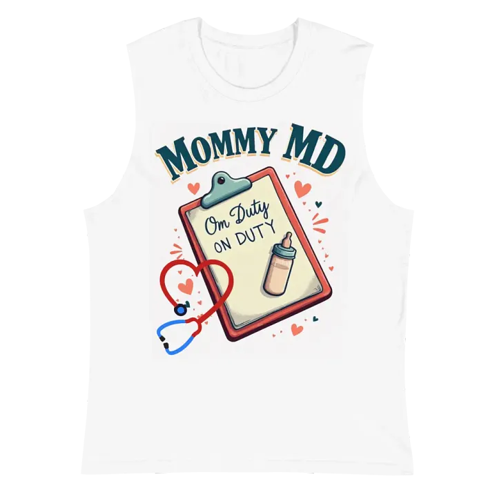 Mommy MD On Duty Muscle Tank product image (6)