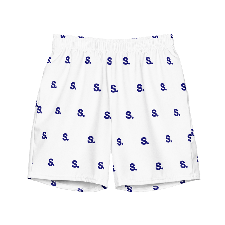 S. White Swim Trunks product image (1)