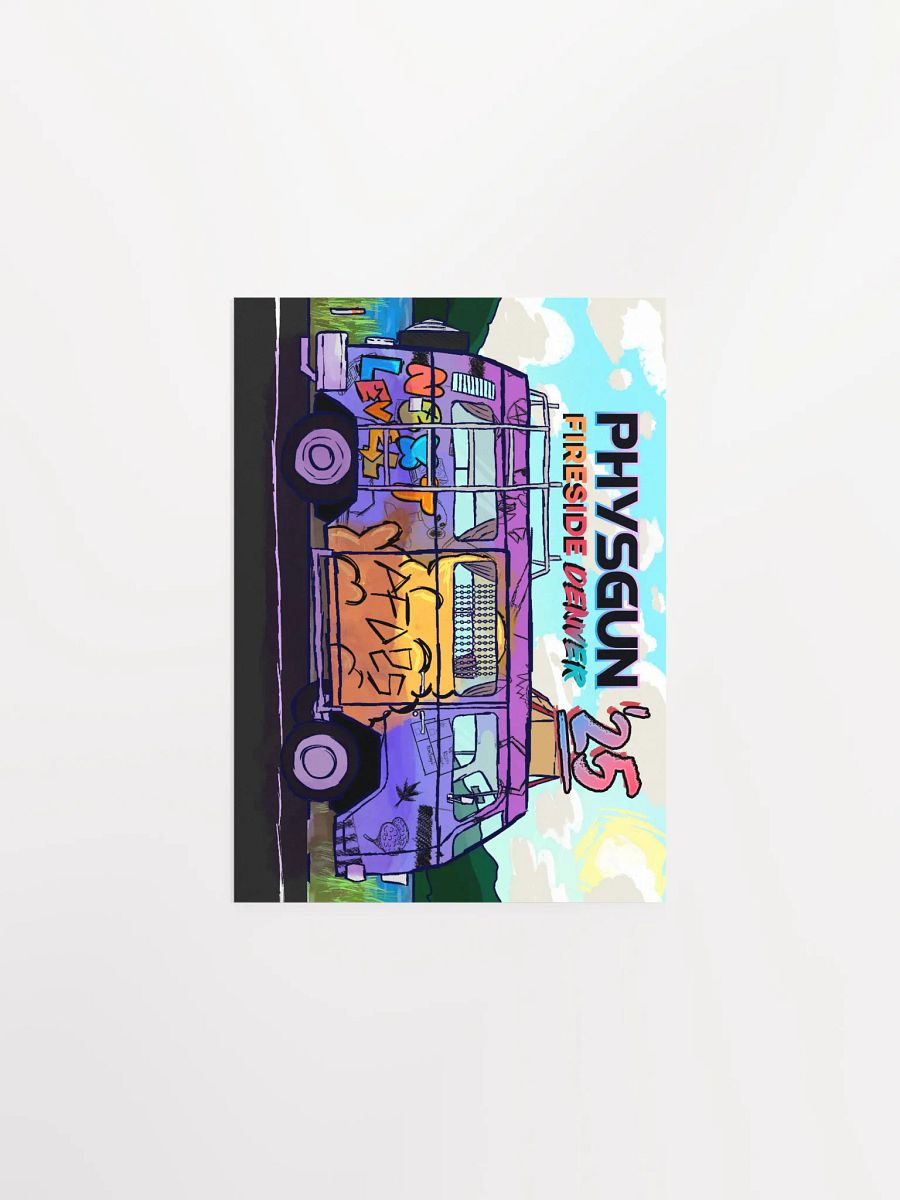 Physgun Fireside Denver 2025 LAN Poster - Graffiti'd Van product image (1)