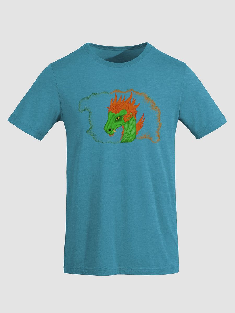 Fiery Dragon Head Tri-Blend T-Shirt product image (3)