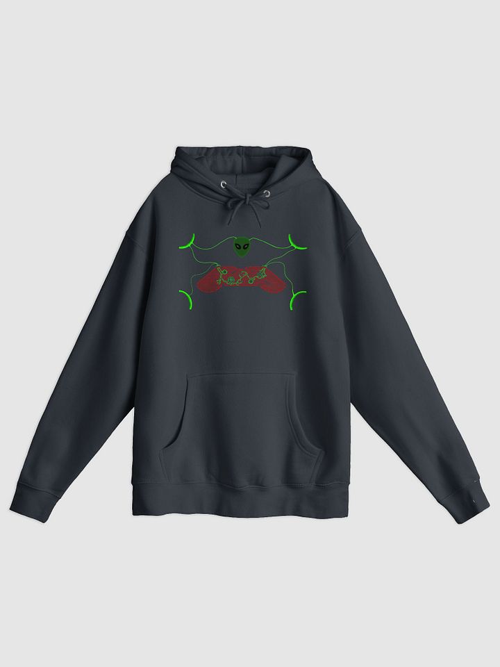 Neon Alien Gaming Controller Hoodie product image (1)